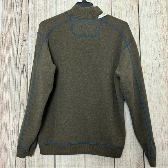 Tommy Bahama Mens Quarte Zip Reversible pullover Sweaters size Medium - Picture 9 of 11